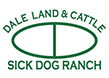 logo dale land & cattle sick dog ranch